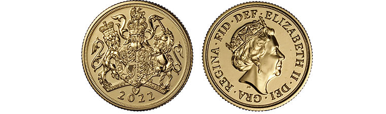 sterlina d'oro regina elisabetta ii