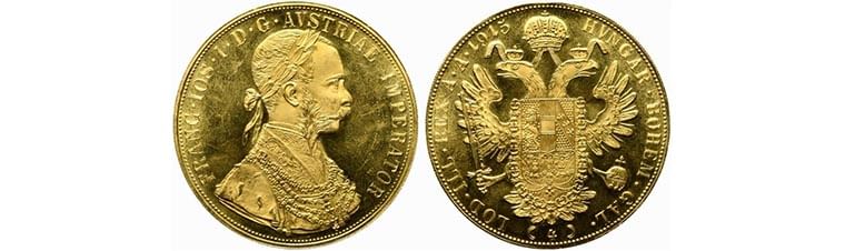 valore 4 ducati oro austria