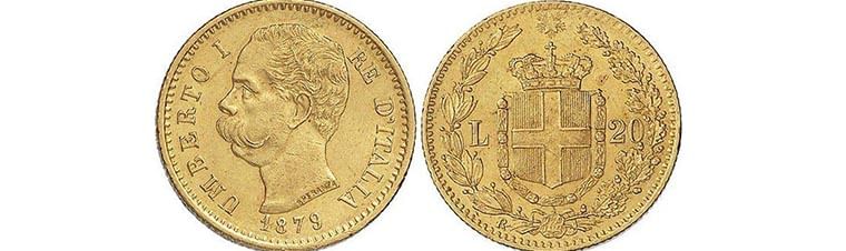 valore del marengo italiano 20 lire oro