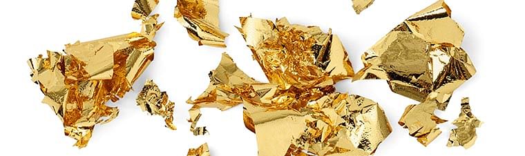 foglia oro alimentare