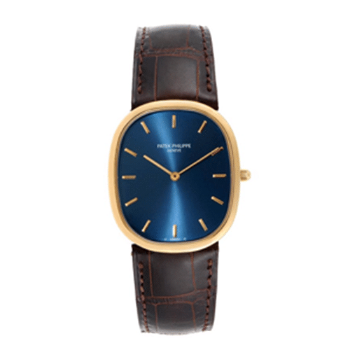 Patek Philippe Elipse cassa oro quadrante blu 