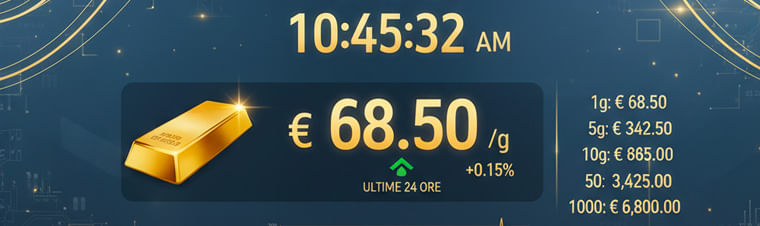 Perché i compro oro offrono valutazioni diverse dell’oro?